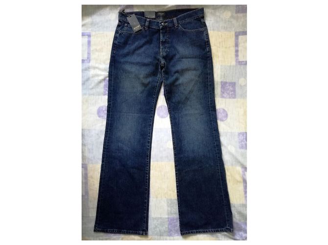 Joop! Novo com a marca "Ronan" Jeans de algodão jeans de perna larga azul Flares - vista 2