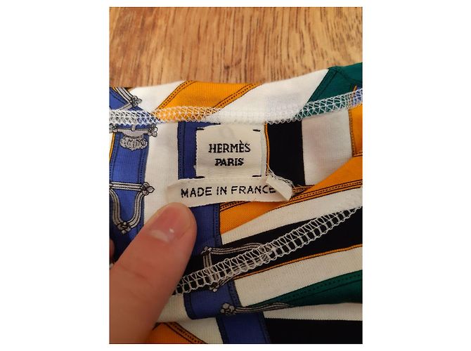 Constance Hermès T-Shirt aus Baumwolle Weiß - Ansicht 6