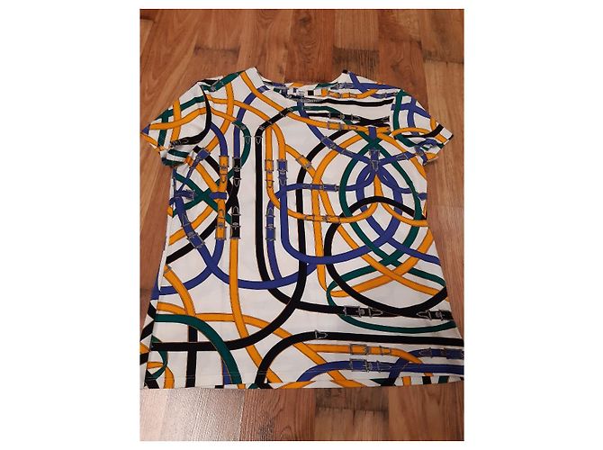 Constance Hermès T-Shirt aus Baumwolle Weiß - Ansicht 8
