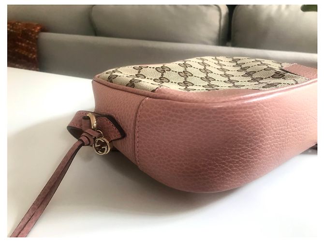 Gucci GG Canvas Rose in pelle Rosa - vista 4