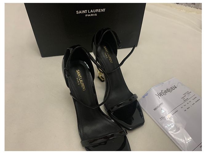 Yves Saint Laurent Sandale - Tam.37 Schwarz - Ansicht 2