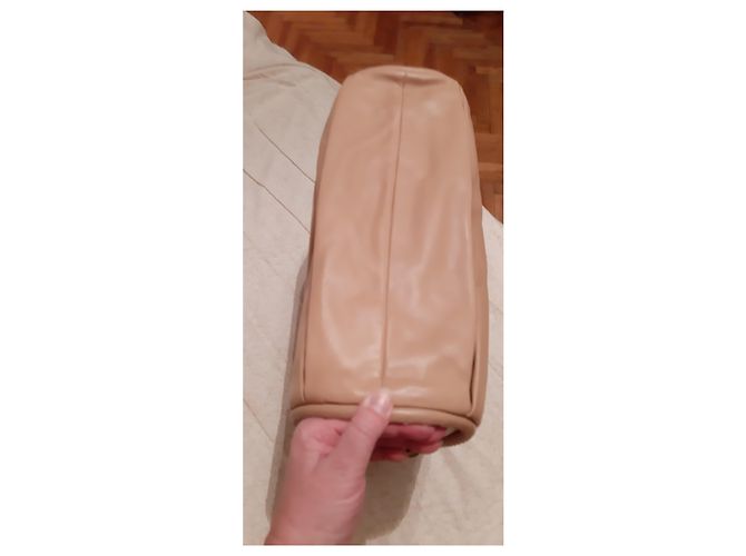 Borsa Christian Dior in pelle beige - vista 2