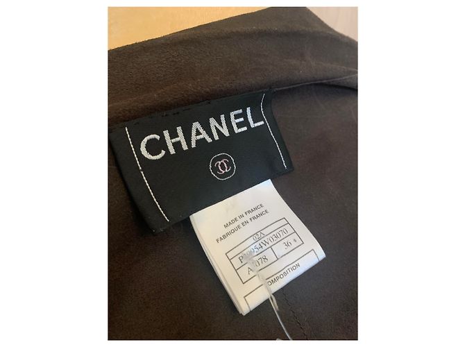Chanel Lederjacke Braun - Ansicht 6