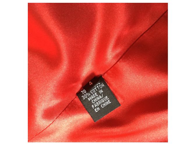 3.1 Phillip Lim Chaqueta roja de lana / algodón - vista 4