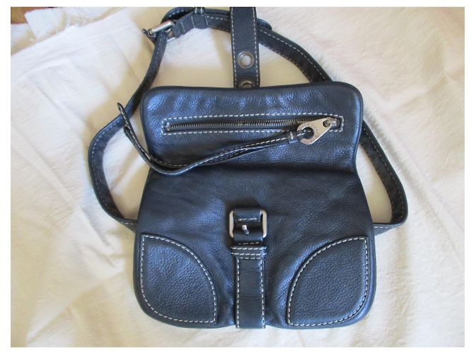 Marc by Marc Jacobs Marsupio in pelle blu scuro. Blu navy - vista 5