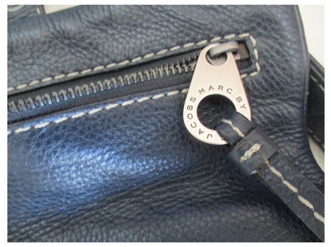 Marc by Marc Jacobs Marsupio in pelle blu scuro. Blu navy - vista 7