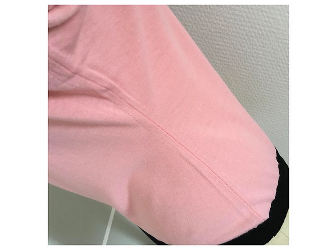 John Smedley Lavallière Wollpullover Schwarz Rosa Pink - Ansicht 9