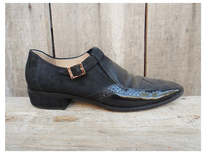Jimmy choo p brogue con hebilla 39,5 Negro - vista 2