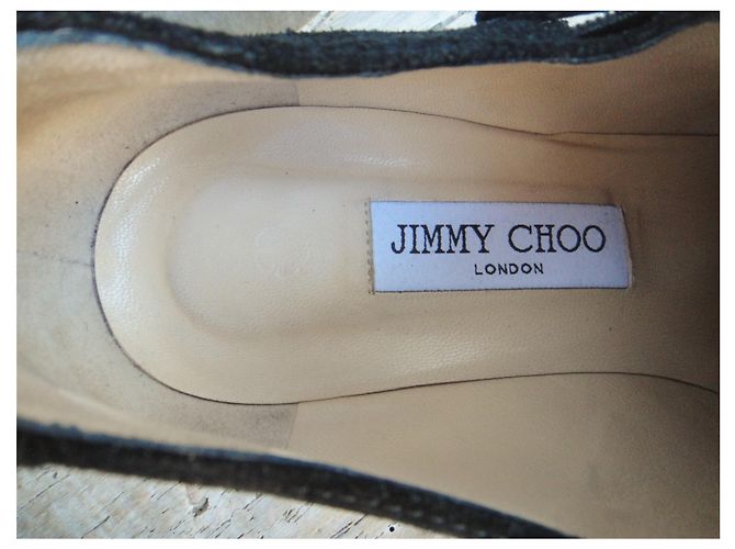 Jimmy choo p brogue con hebilla 39,5 Negro - vista 3