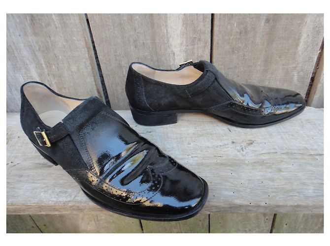 Jimmy choo p brogue con hebilla 39,5 Negro - vista 5