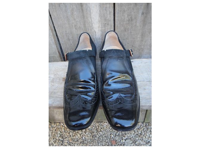 Jimmy choo p brogue con hebilla 39,5 Negro - vista 6