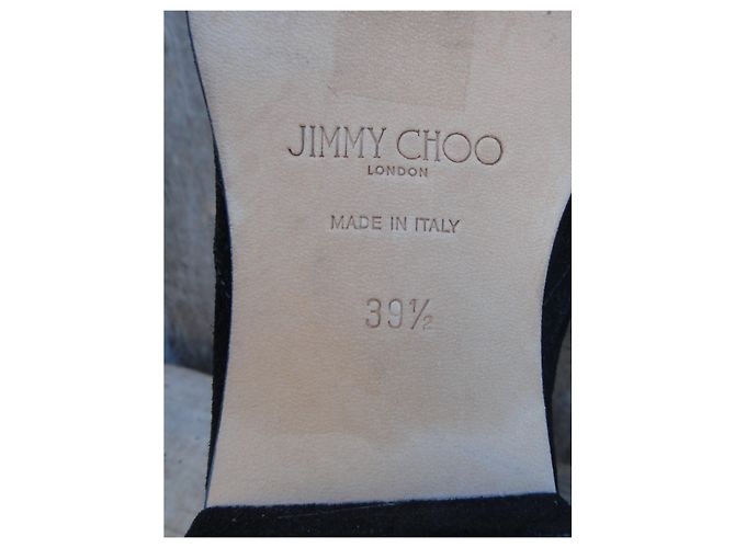 Jimmy choo p brogue con hebilla 39,5 Negro - vista 8