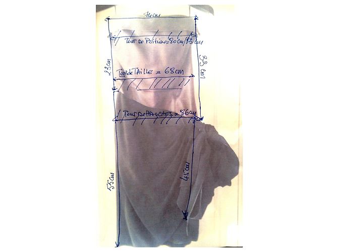 Yves Saint Laurent Prototyp Atelier YSL Couture Schwarz - Ansicht 2