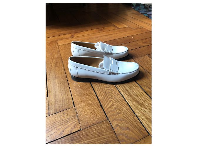 Hermès Mocassini Church's, Modello Kennedy Bianco - vista 5