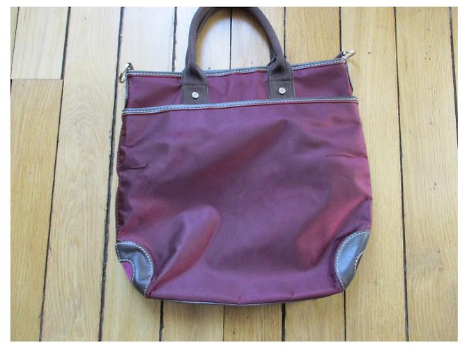 Lancel Tote Bag Nylon Prune - view 2