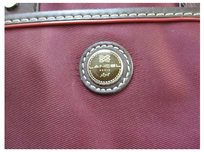Lancel Tote Bag Nylon Prune - view 3