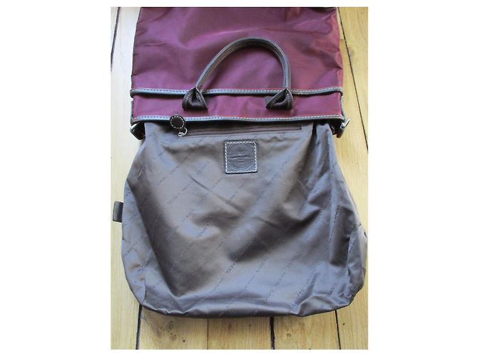 Lancel Tote Bag Nylon Prune - view 4