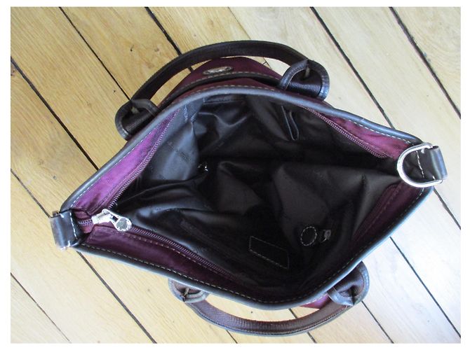 Lancel Tote Bag Nylon Prune - view 6