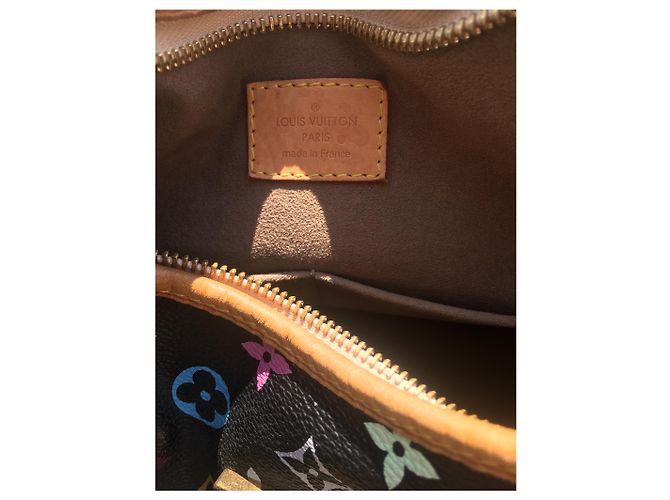 Bolsa Louis Vuitton Chrissie Preta de Couro Multicor - vista 5