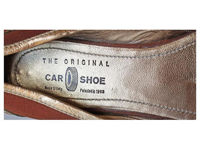 Car Shoes Bailarinas de Car Shoe Multicolor Dorado Marrón claro - vista 6