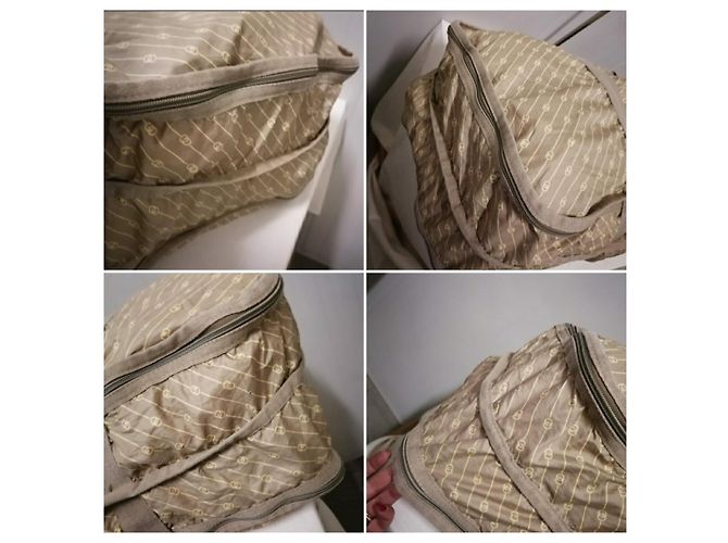 Gucci borsa viaggio weekend Beige - vista 10