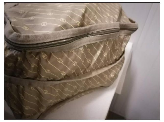 Gucci borsa viaggio weekend Beige - vista 13