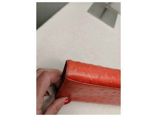 Cartera furla naranja - vista 7