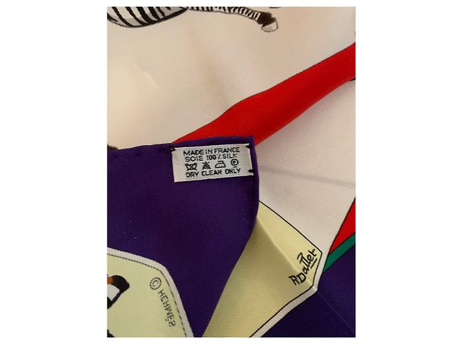 Hermès Seidentuch Les Zebras 70x70 Zebra-druck - Ansicht 3