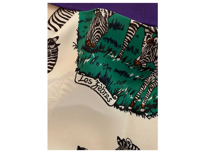 Hermès Seidentuch Les Zebras 70x70 Zebra-druck - Ansicht 6
