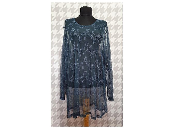 Camicetta trasparente blu Noa Noa XL - vista 2