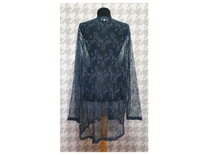 Camicetta trasparente blu Noa Noa XL - vista 4