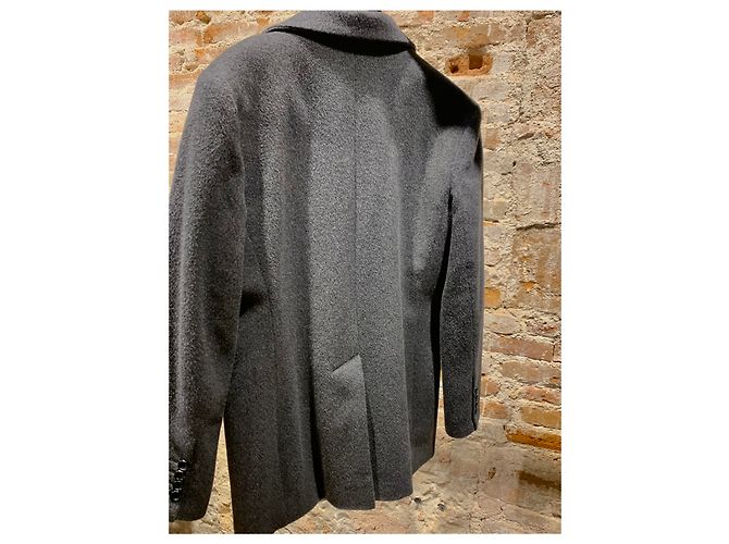 Autre Marque Blazer L'eskizzo Gris de Cachemira y Lana - vista 2