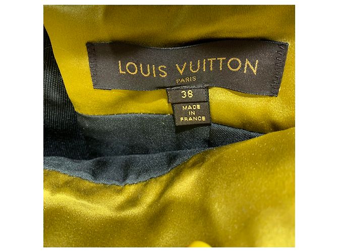 Minifalda Louis Vuitton de algodón negro rosa amarillo - vista 3