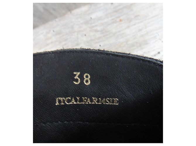 mocassini con plateau Burberry p 38 Nero - vista 6