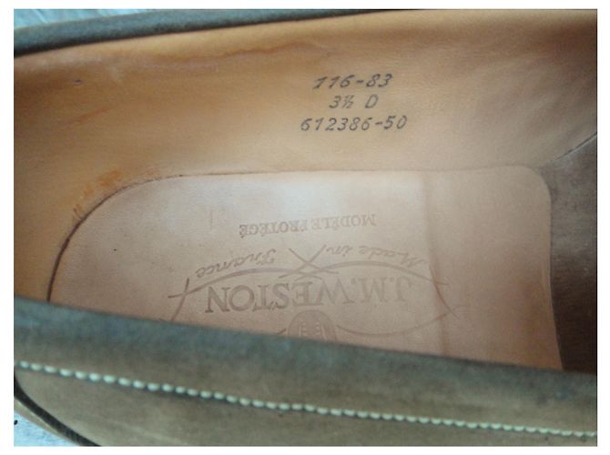 taglia JM Weston mocassini 36 (3,5 UK) Verde chiaro - vista 6