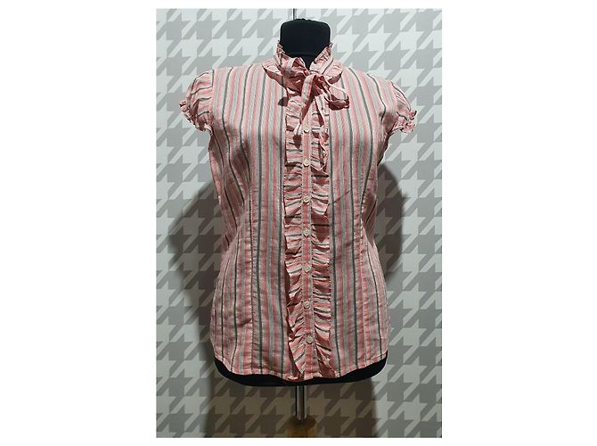 Camicia a righe Pennyblack in cotone e seta Multicolore - vista 3