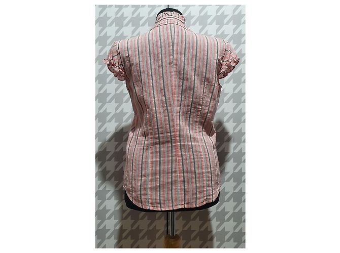 Camicia a righe Pennyblack in cotone e seta Multicolore - vista 4