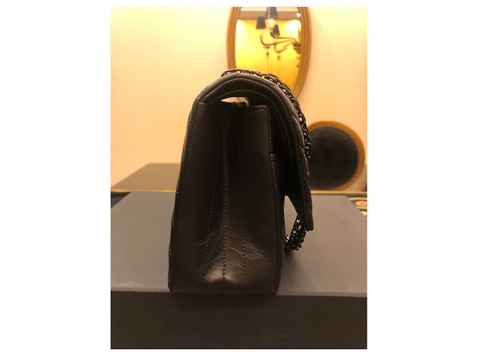 Ristampa Chanel 2.55 226 Nero - vista 3