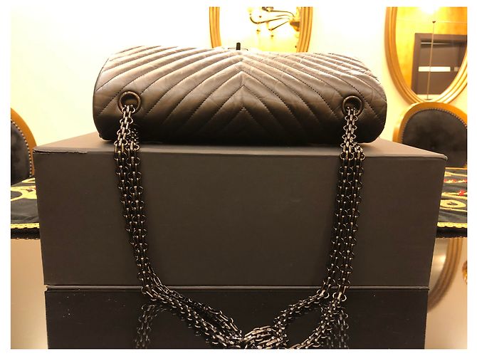 Ristampa Chanel 2.55 226 Nero - vista 6