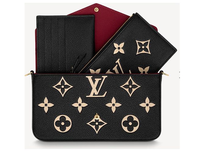 Louis Vuitton Pochette LV Felicie nuova empreinte Nero - vista 5