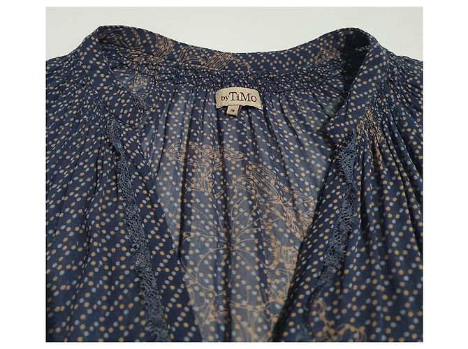 Autre Marque Camisa By Timo de lunares oversize de viscosa M Multicolor - vista 5
