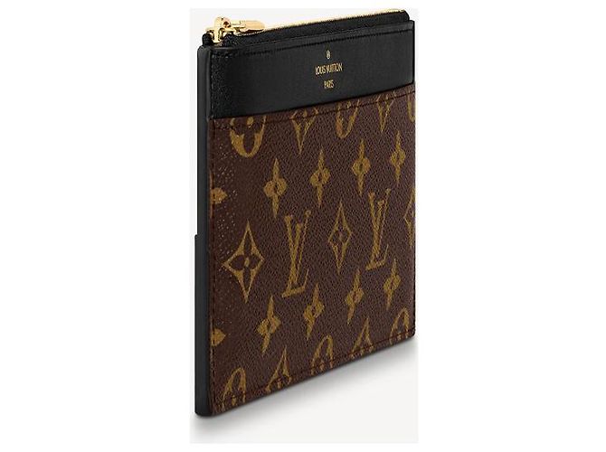 Carteira Louis Vuitton Slim monogram canvas e couro marrom - vista 2