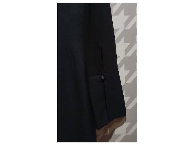 Autre Marque C/Meo Collective Black Dress with Transparent Sleeves - view 7