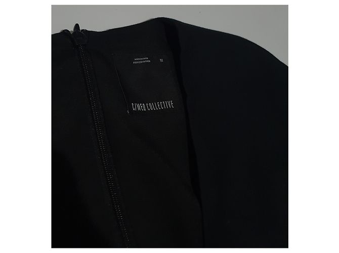 Autre Marque C/Meo Collective Black Dress with Transparent Sleeves - view 8