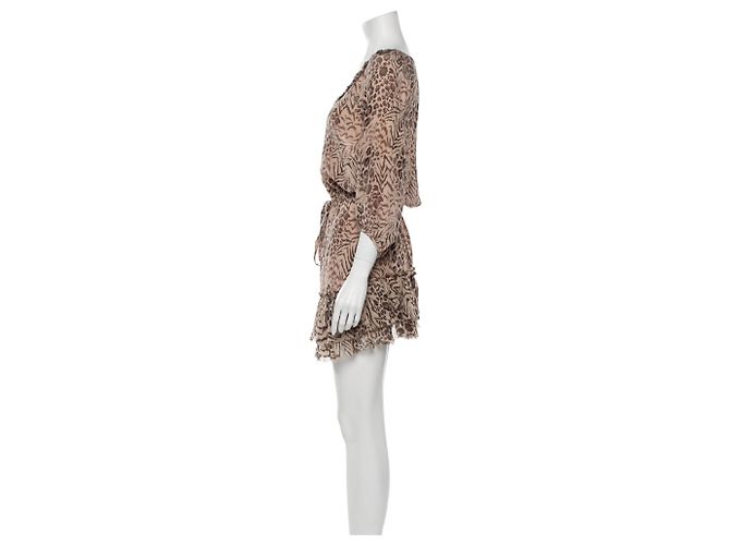 Rebecca Taylor Seidenkleid mit Tiermotiv Leopardenprint - Ansicht 2