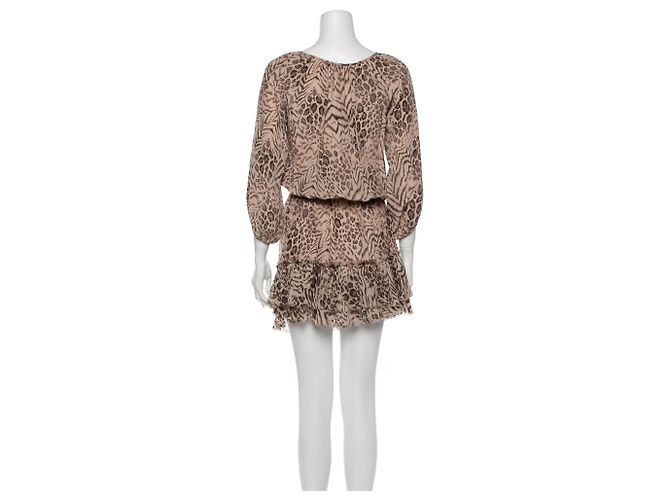 Rebecca Taylor Seidenkleid mit Tiermotiv Leopardenprint - Ansicht 3