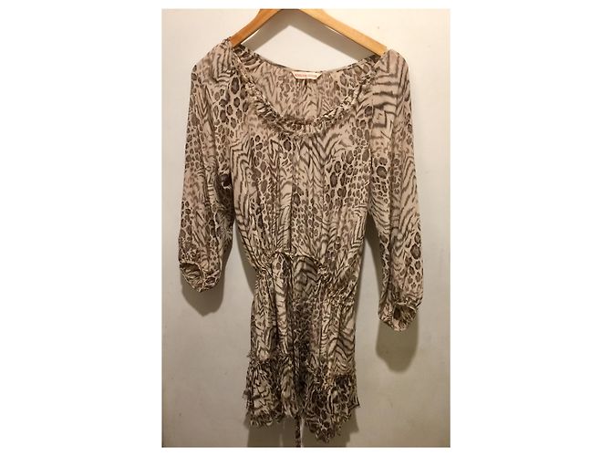 Rebecca Taylor Seidenkleid mit Tiermotiv Leopardenprint - Ansicht 4