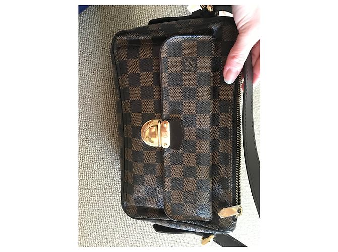 Borsa Louis Vuitton in pelle nera Nero - vista 4