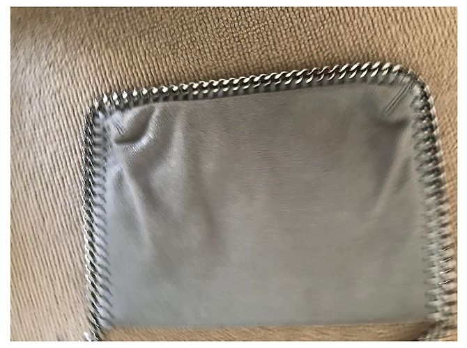 Stella Mc Cartney Stella McCartney Leather Handbag Grey - view 2