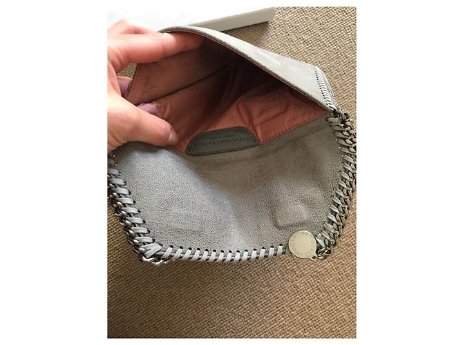 Stella Mc Cartney Stella McCartney Leather Handbag Grey - view 3